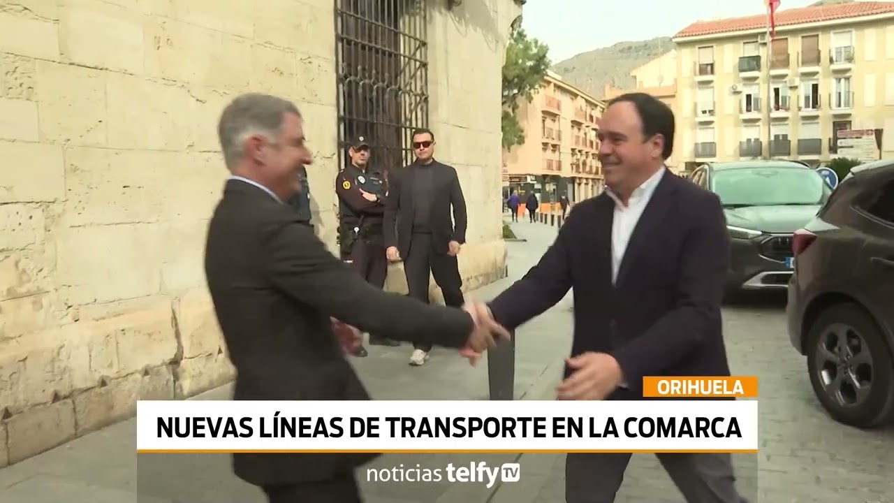 El President de la Generalitat presenta en Orihuela un nuevo servicio de transporte público