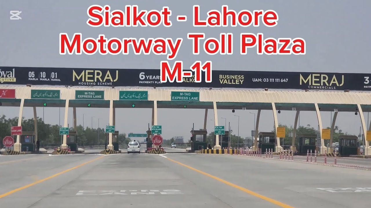 Lahore Sialkot Motorway M-11 | Travel Vlog Journey | Amazing roads Pakistan 🇵🇰 | Villages arround |