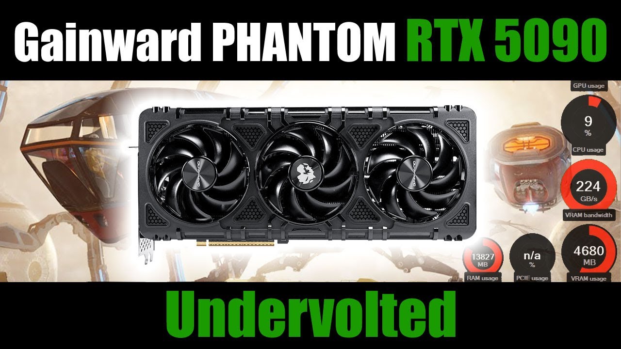 Gainward RTX 5090 PHANTOM 32G | Undervolted