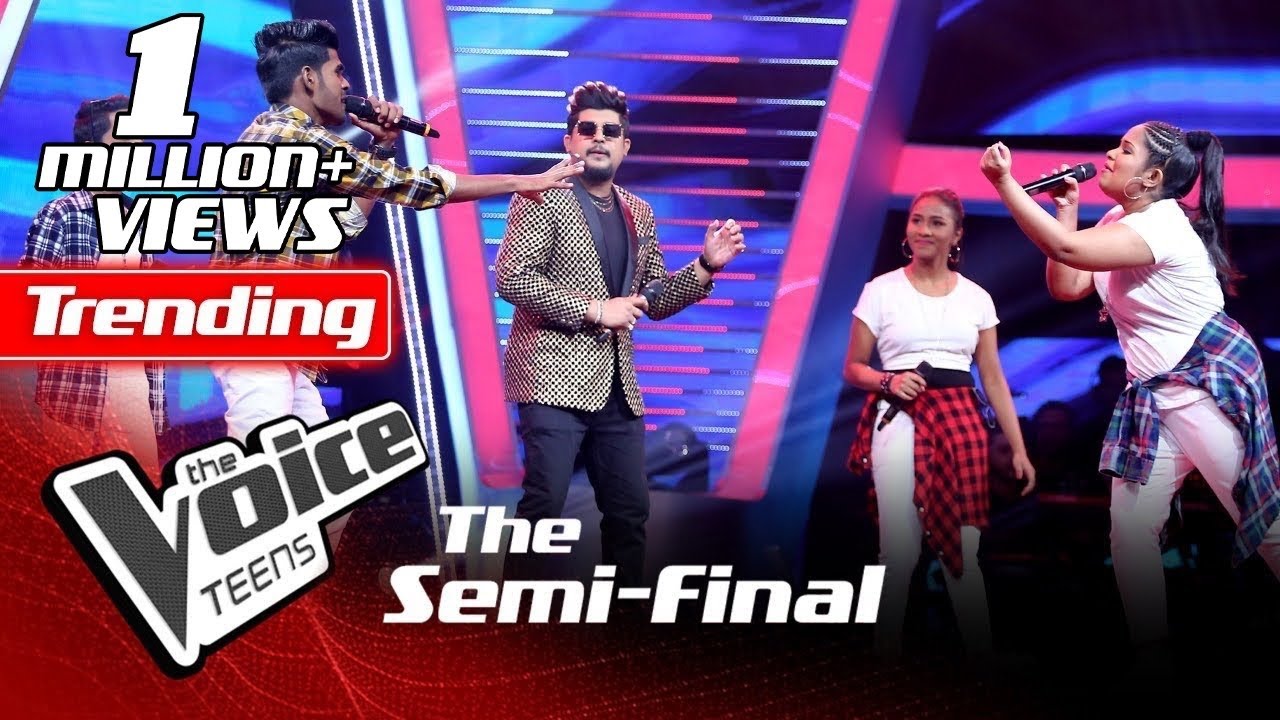 Team Sanuka | Sansara Sihine (සංසාර සිහිනේ) | The Live Semi Finals | The Voice Teens Sri Lanka