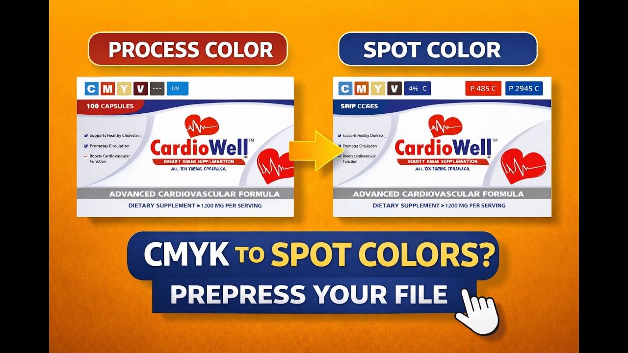 Stop Printing Mistakes! Convert CMYK to Spot Colors Properly