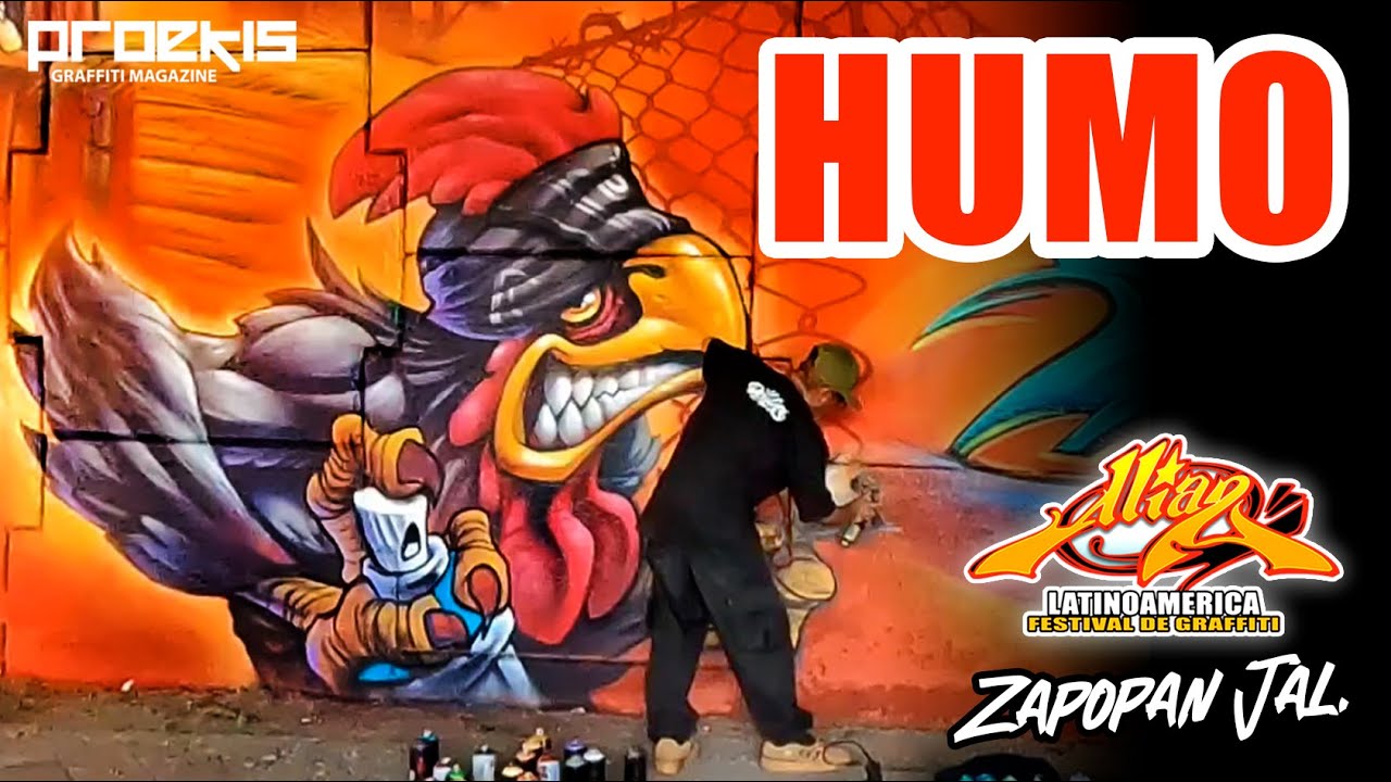 HUMO en el Festival de Graffiti ALIA2 en Zapopan Jal./2023