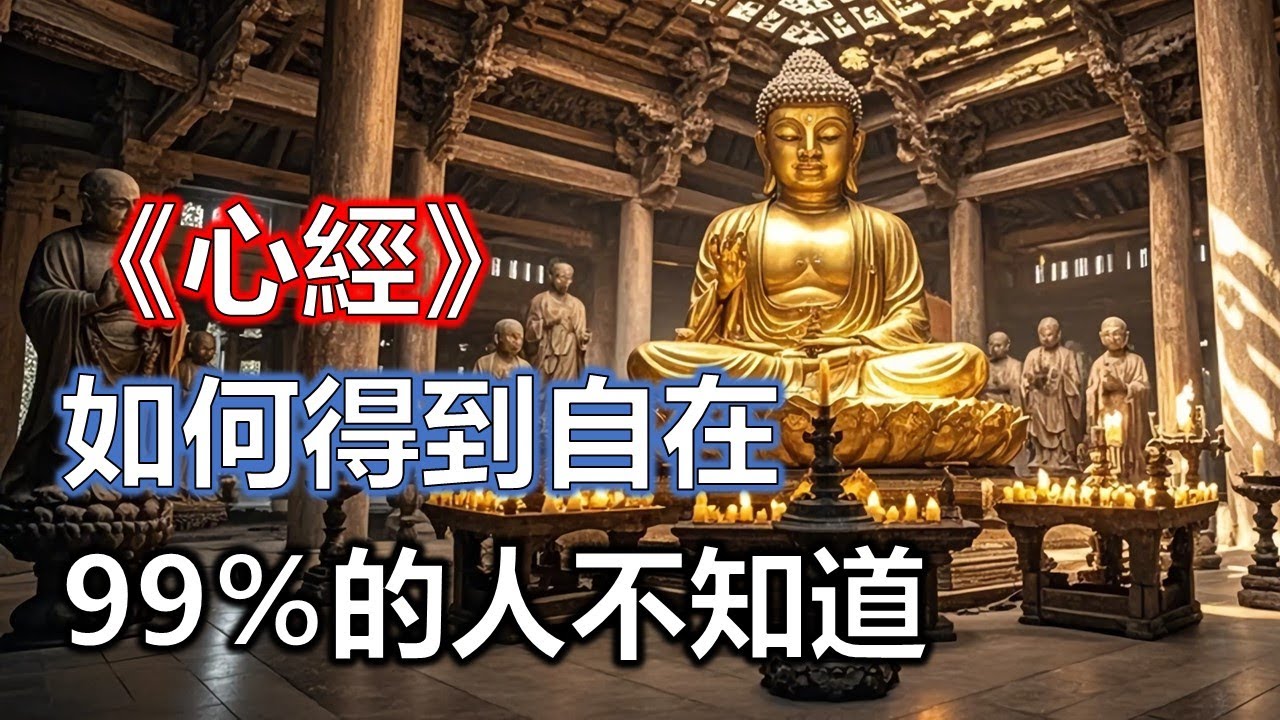 心經，如何得到自在。觀世音菩薩為何能得自在？心經早已明白指出：行深般若波羅蜜多時，照見五蘊皆空，度一切苦厄。菩薩的自在，不是天生的，不是外求的，是修出來的#佛學#智慧#因果