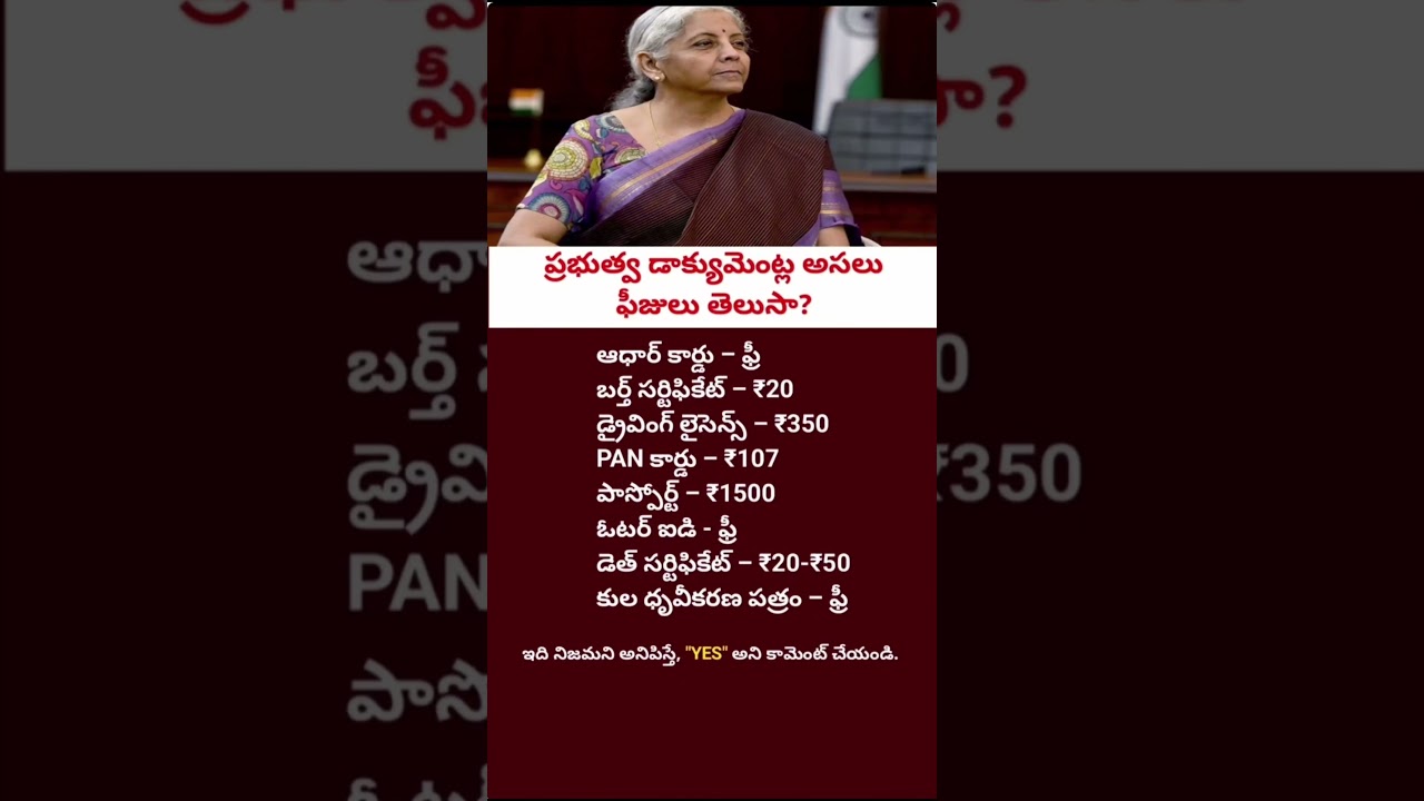 Government Increases Charges for Aadhaar, PAN, Passport & Driving Licence? Latest India Update 2026