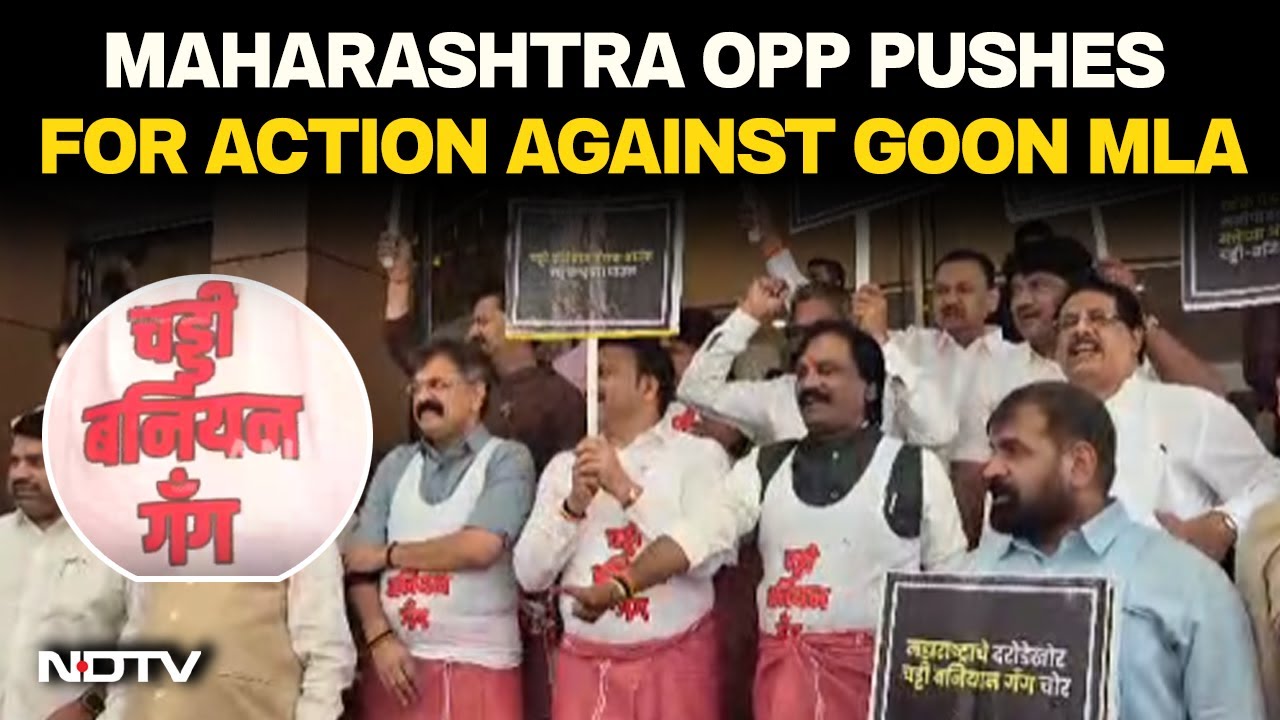 Maharashtra Assembly LIVE | Maharashtra Opposition Protests Against Sena 'Slapgate MLA'