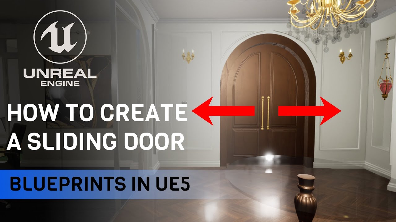 HOW TO CREATE A SLIDING DOOR IN UNREAL ENGINE 5 USING BLUEPRINTS