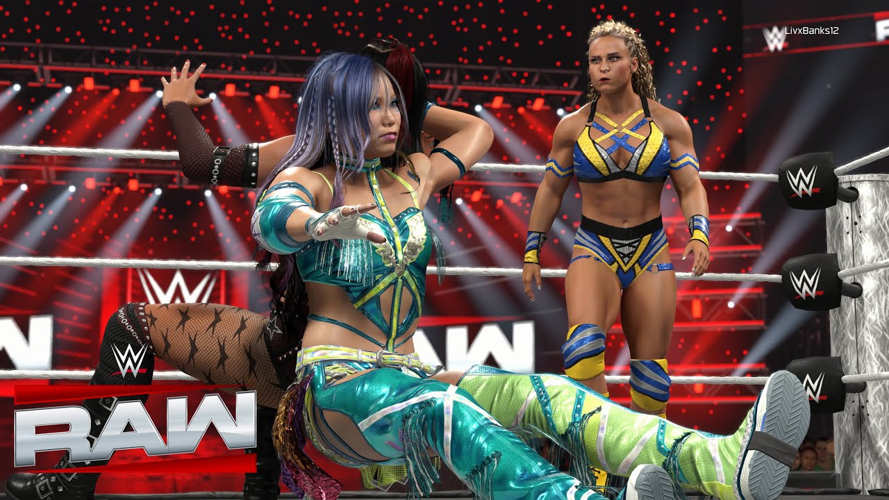 WWE 2K26 - RAW - ELIMINATION CHAMBER QUALIFYING MATCH ROXANNE PEREZ VS JORDYNNE GRACE VS KAIRI SANE