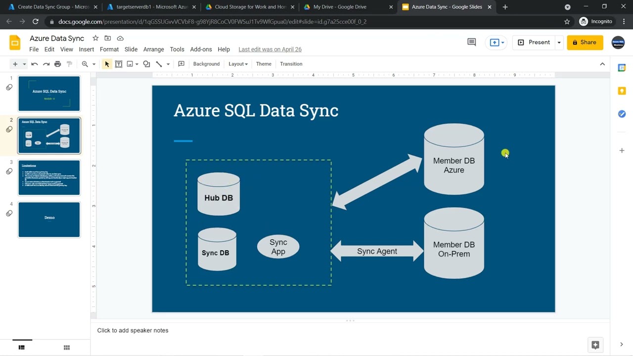 Синхронизация данных между локальной базой данных SQL и Azure с помощью Azure Data Sync | Учебное...