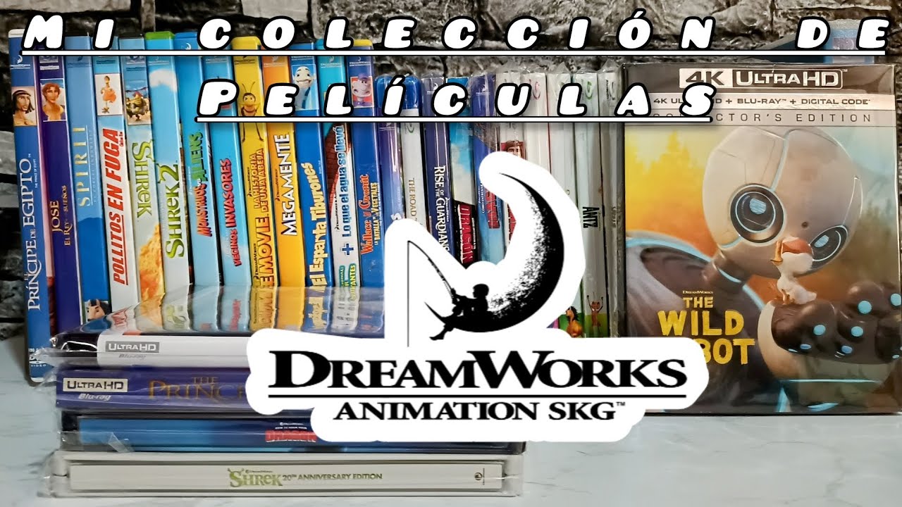 Todas mis películas Dreamworks | VHS | DVD | BluRay | 4K | Slipcover | Steelbook