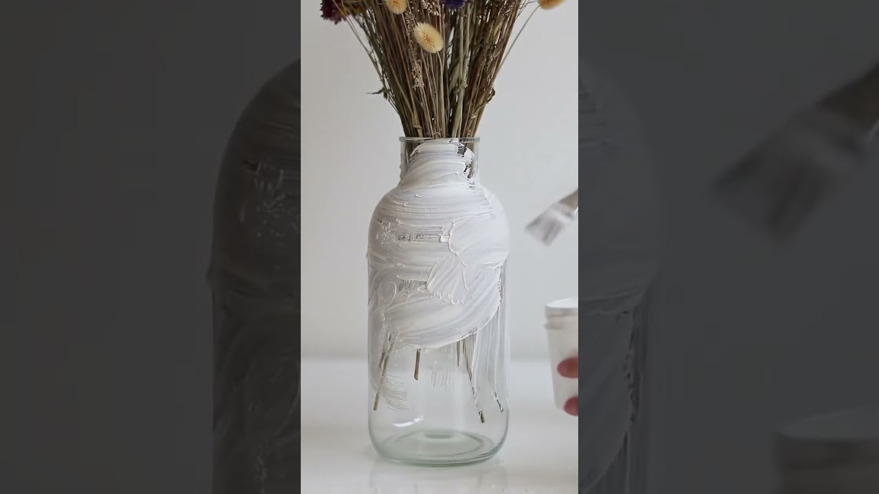 Turn a Cheap Glass Vase into THIS! ✨