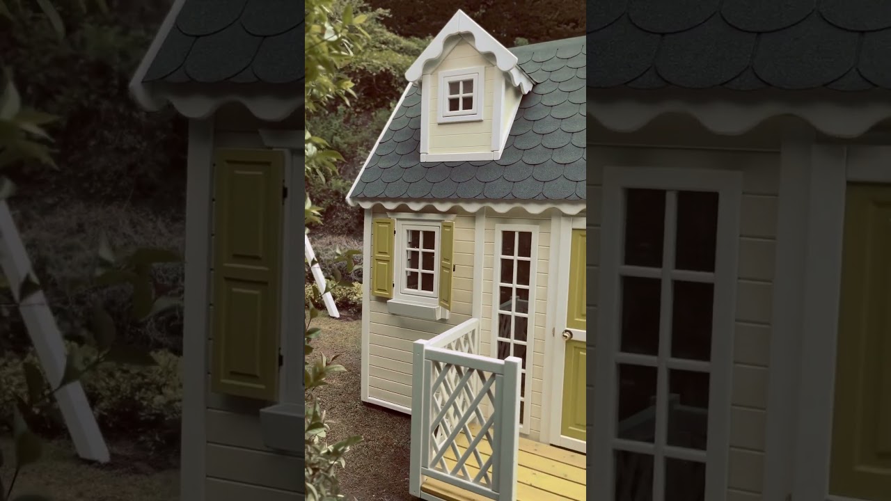 Playhouse for little princesses by Wooden Dream House #kids #play #princess #garden #luxury #gift