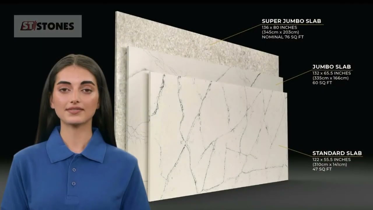 Super Jumbo Slabs - Quartz, Quartzite, Granite Slabs