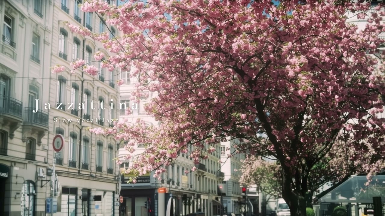 [Playlist] Slow Spring Jazz on a Cherry Blossom Street 🌸 | Work & Relax