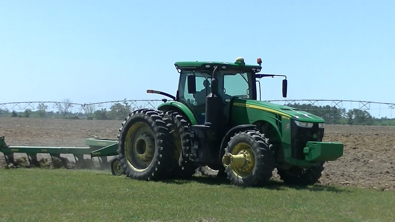 TWO JOHN DEERE 8370RS MOLDBOARD PLOWING! GREEN CIRCLES FARM 2021 MOLDBOARD PLOWING FIELD2 PT2
