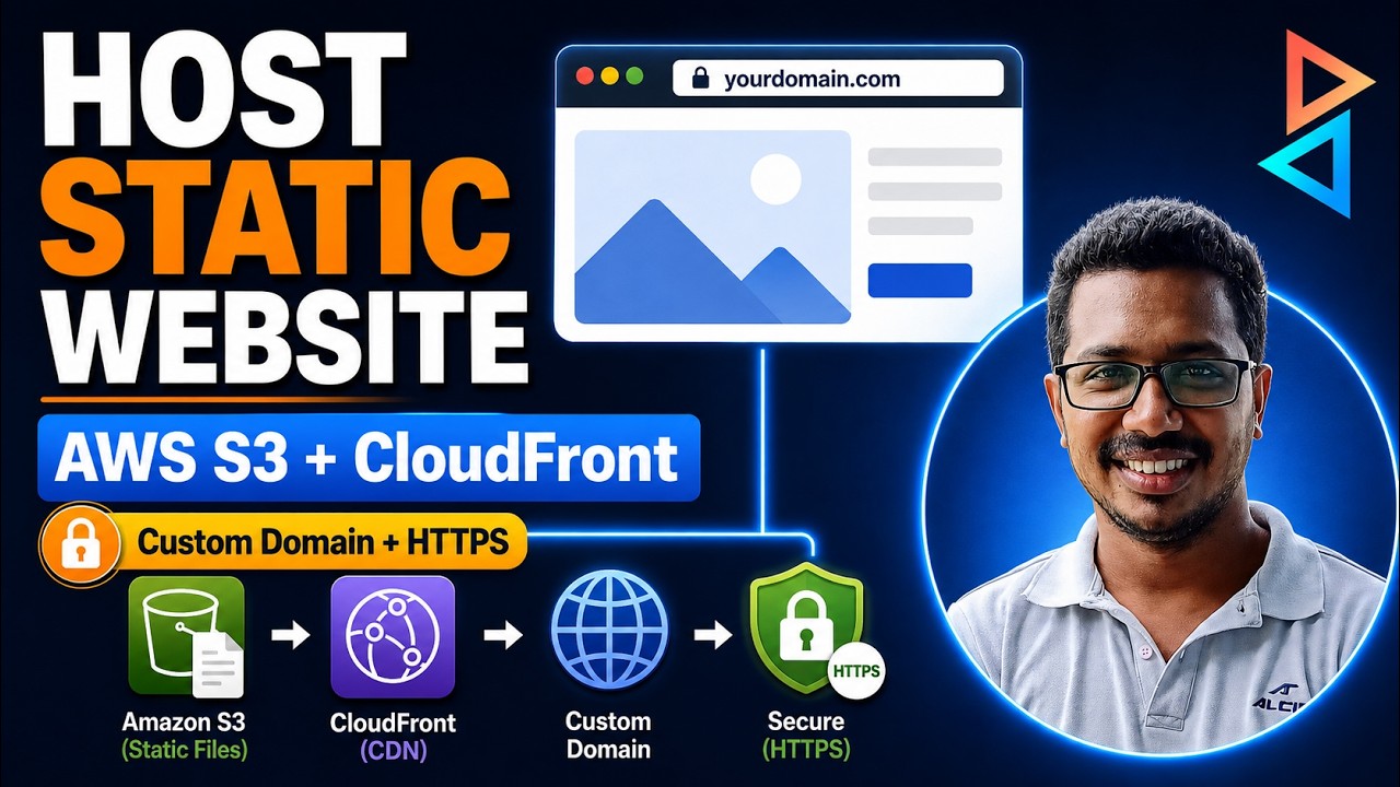 Host a Static Website on AWS S3 + CloudFront | Custom Domain & HTTPS (2026)