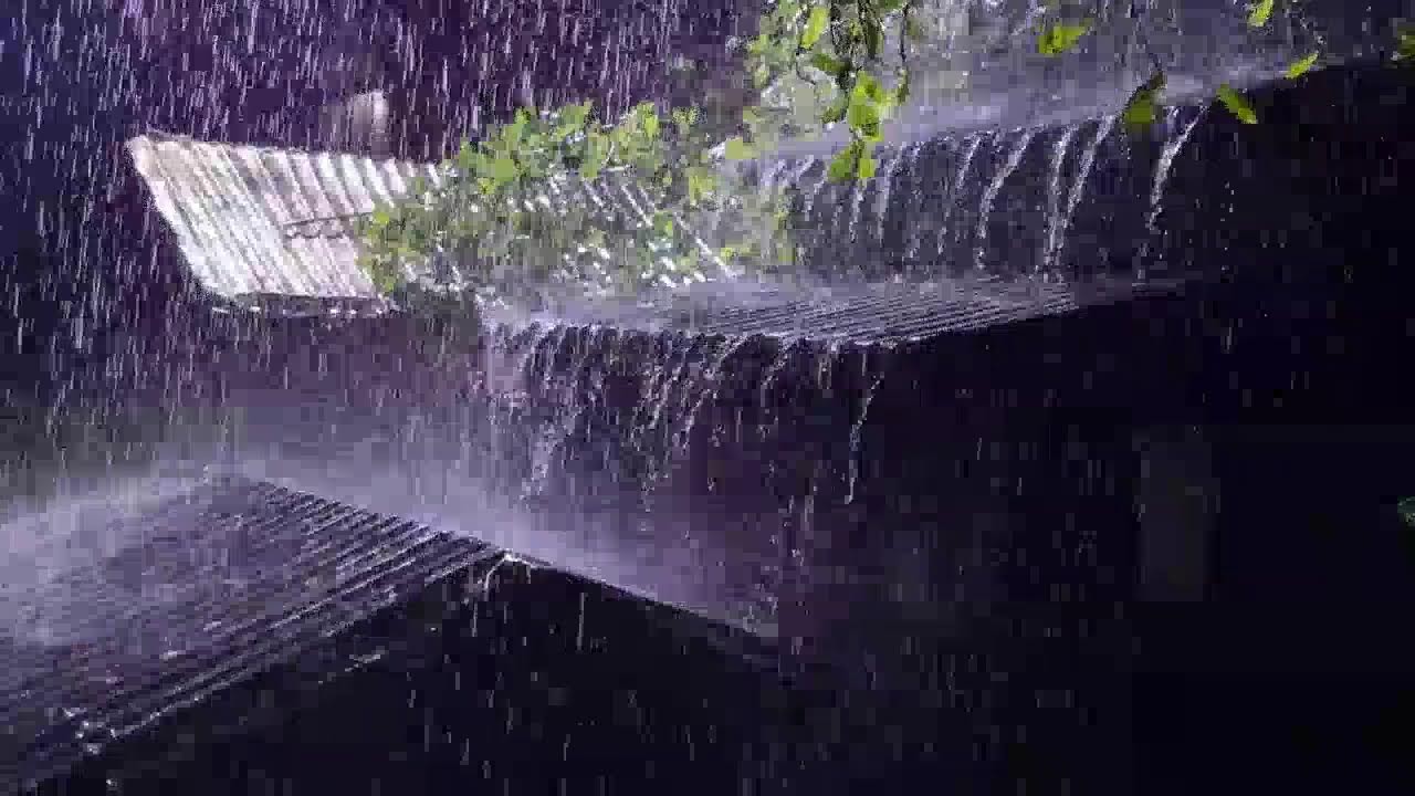 Sleep Hypnosis for Healing [NO ADS]🌧️🔥Cozy Rain & Fire Sounds | Stop Overthinking & Deep Rest😴