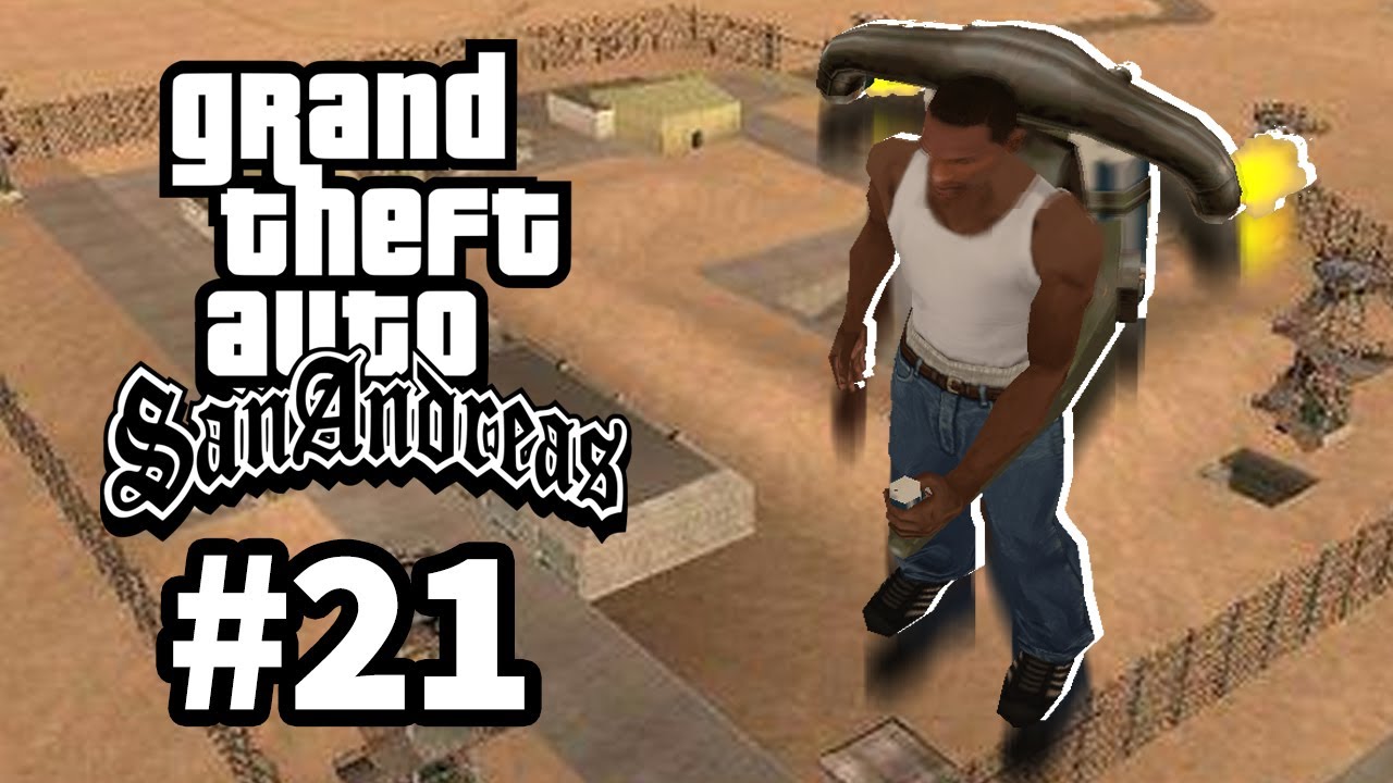 GTA San Andreas #21: INVADI A ÁREA 51 E ROUBEI UM JETPACK!