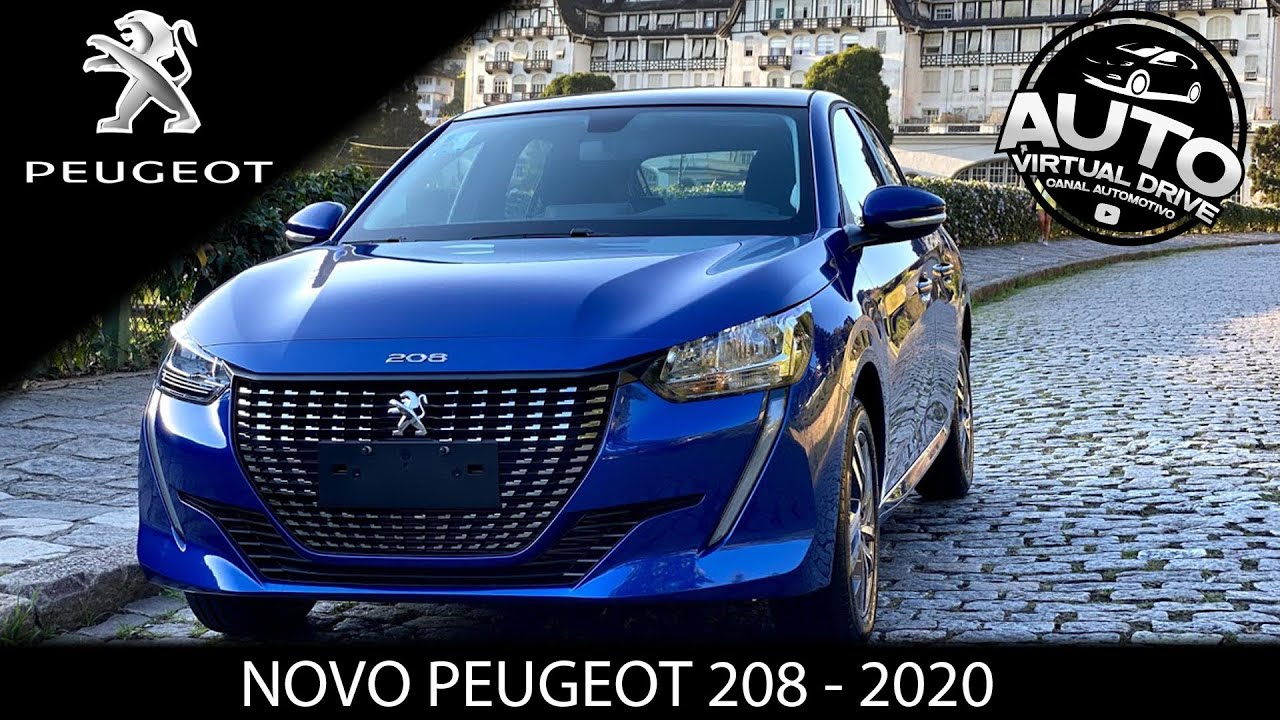 AVALIAÇÃO NOVO PEUGEOT 208 ALLURE 2020 - AutoVirtualDrive