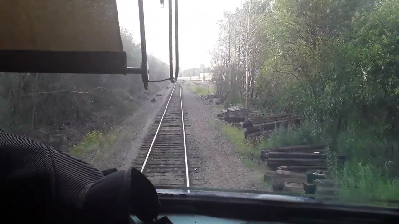 Поездка в тепловозе ТЭП70 | ст. Сыктывкар