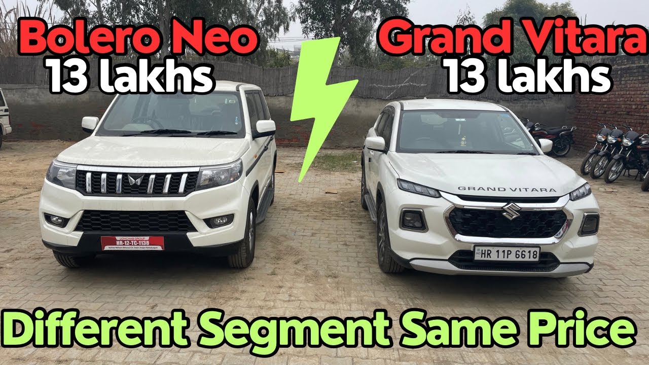 Grand Vitara Sigma Modified Vs Bolero Neo 10R | Full Detail Comparison