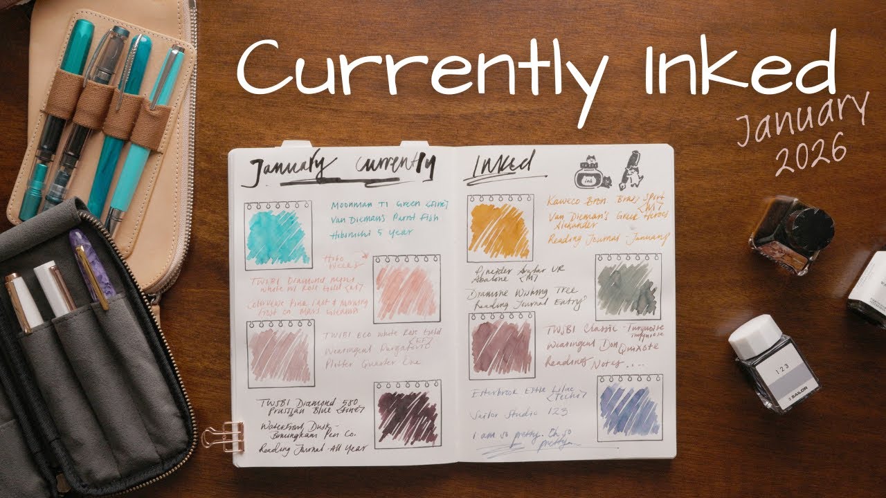 Currently Inked Fountain Pens | January 2026