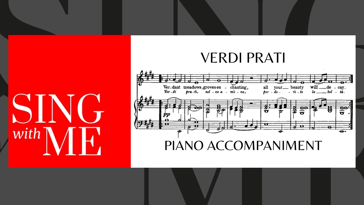 Verdi prati - Accompaniment - Handel