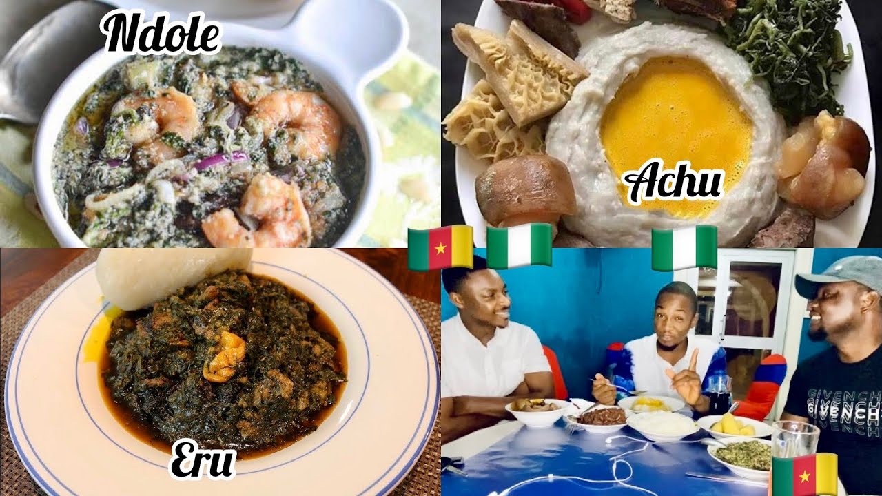 NIGERIAN YOUTUBER TRIES 3 CAMEROONIAN MEALS FOR THE FIRST TIME AND SHARES HIS THOUGHTS.