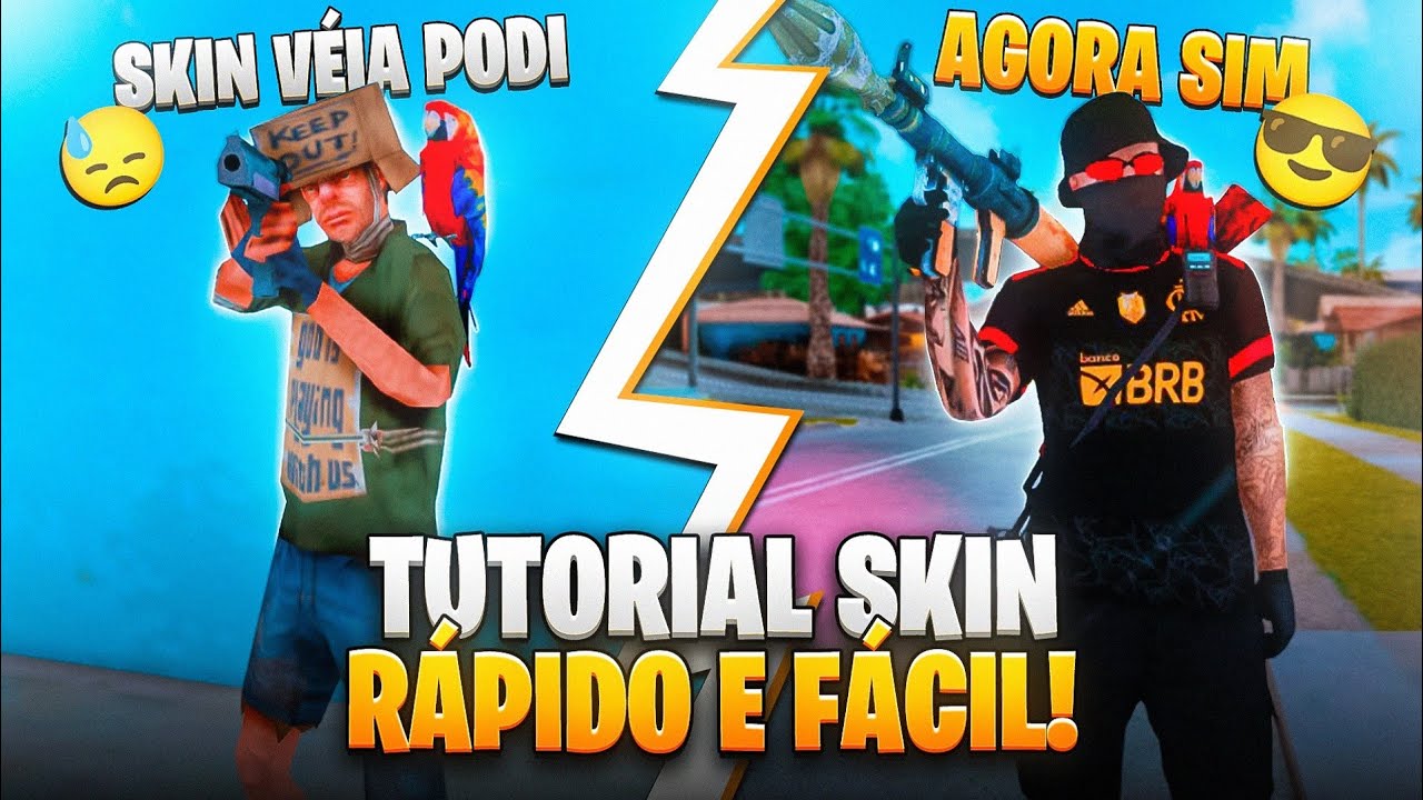 COMO COLOCAR SKIN MODIFICADA NO SAMP PC ![ TUTORIAL FÁCIL E RÁPIDO 2024/2025 ]