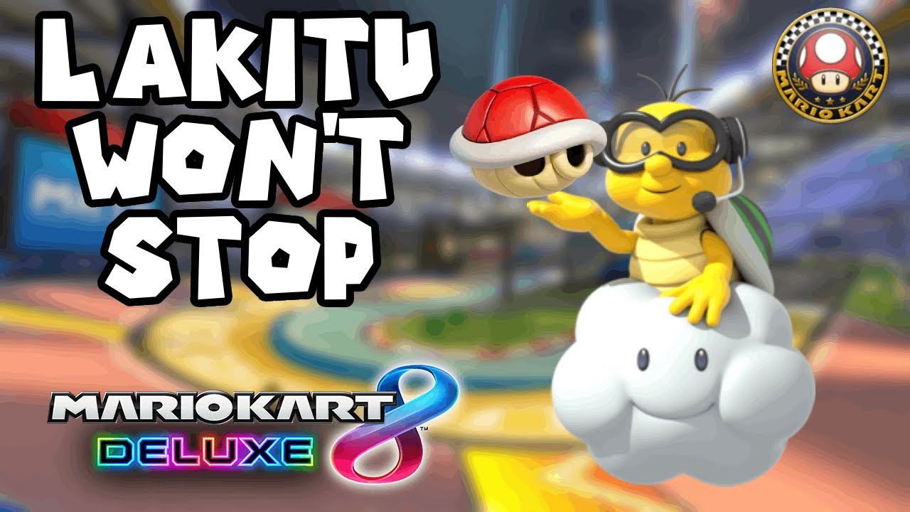 Mario Kart 8 Deluxe: Mushroom Cup - LAKITU WON'T STOP