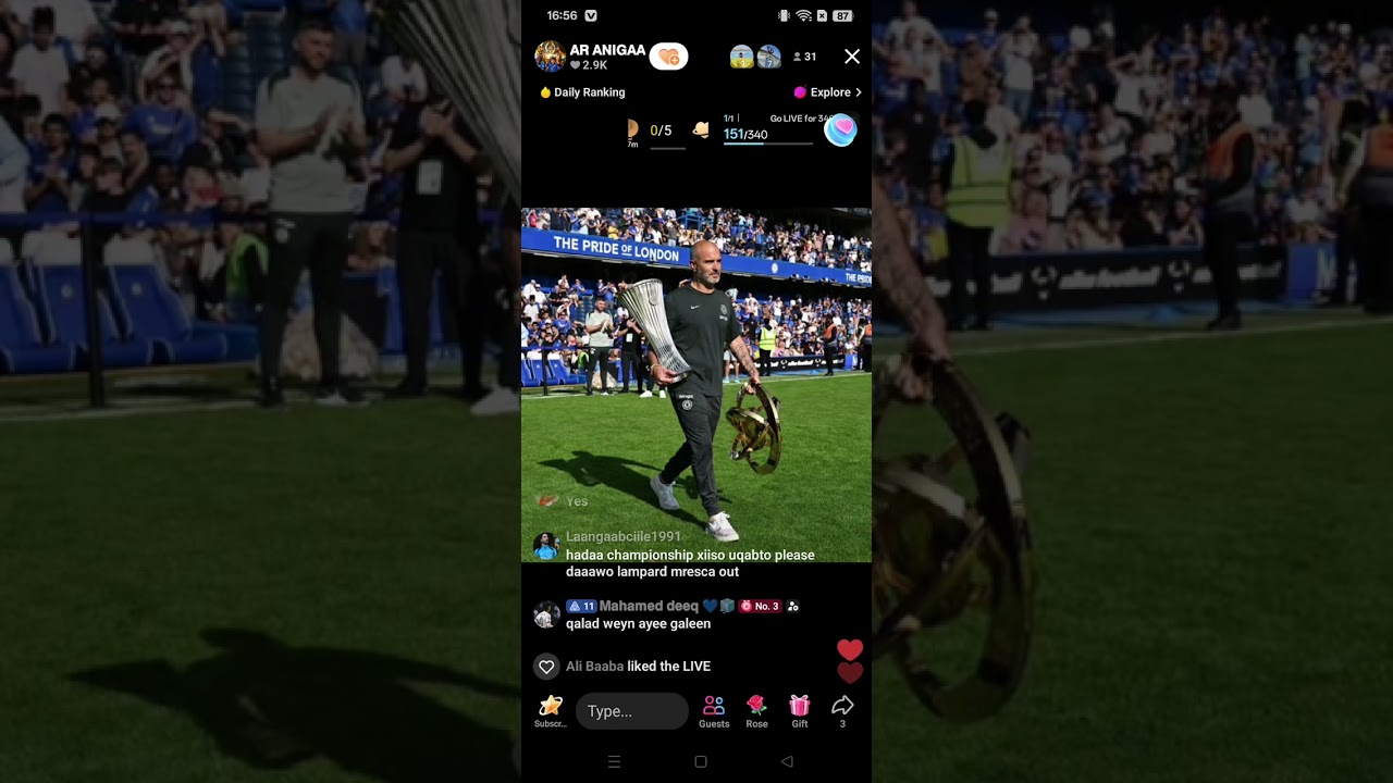 Macalinka Chelsea out tagerasha Chelsea oo diiday