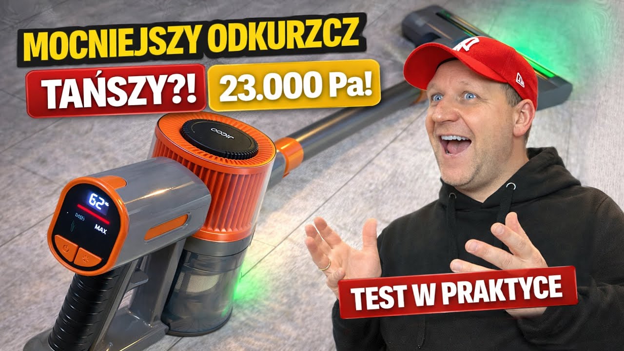 ODKURZACZ za 400 zł, kt&oacute;ry ZASKOCZYŁ MNIE 😳 Test JIGOO C200