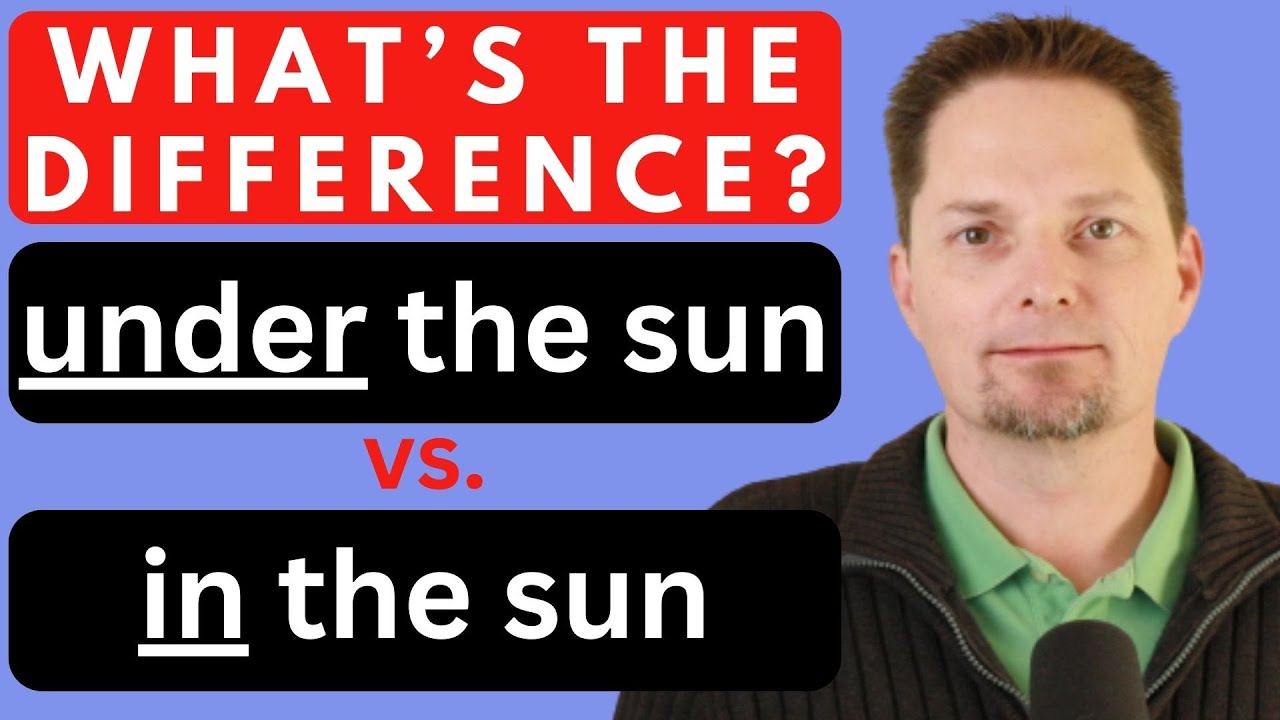 Learn Prepositions/ in the sun, in the shade, on the ice /COMPREHENSIBLE INPUT, AMERICAN ENGLISH