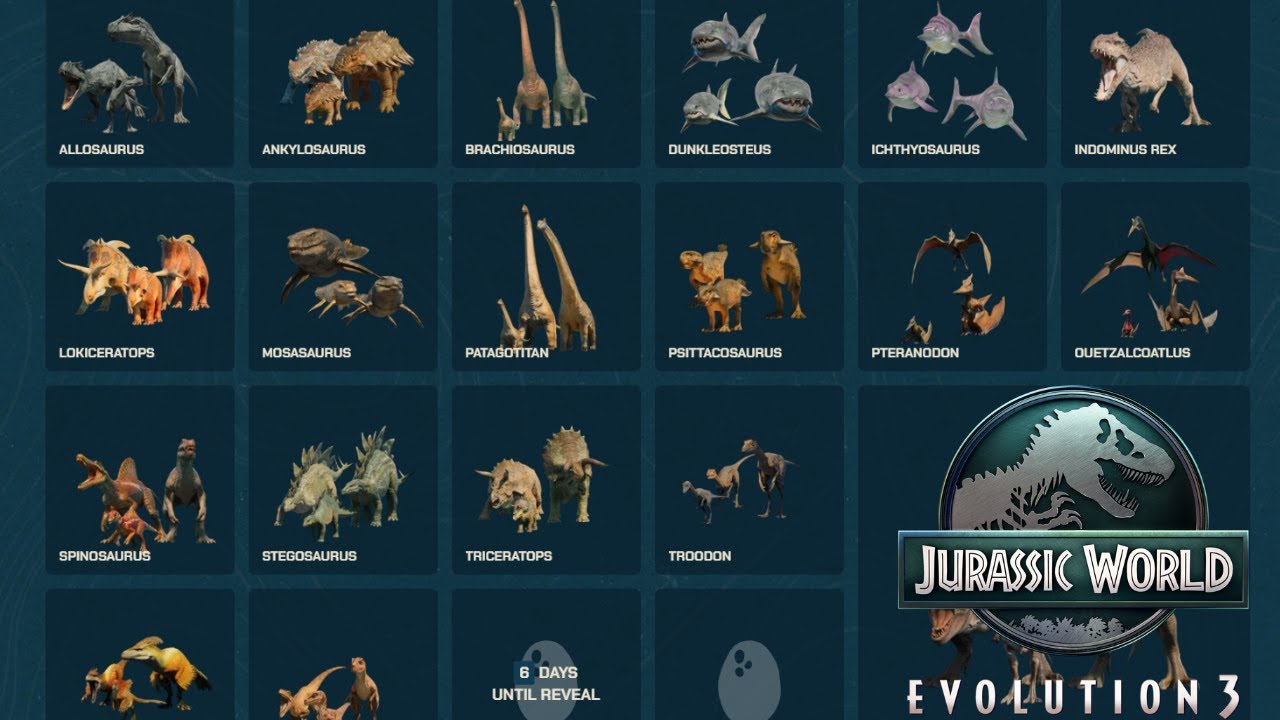 New Jurassic World Evolution 3 Dinosaur Database + Baby Spinosaurus!!