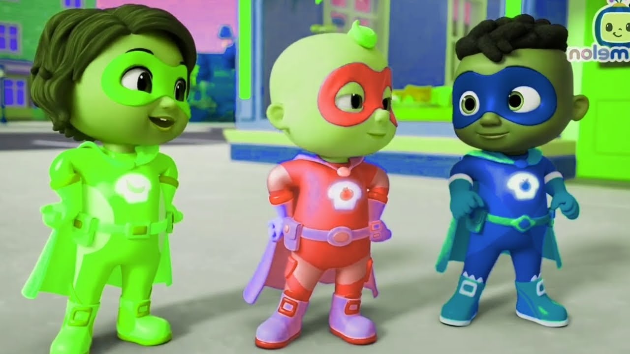 JJ and Friends eat Muffins and become a Super Hero. 😄🦸‍♀️