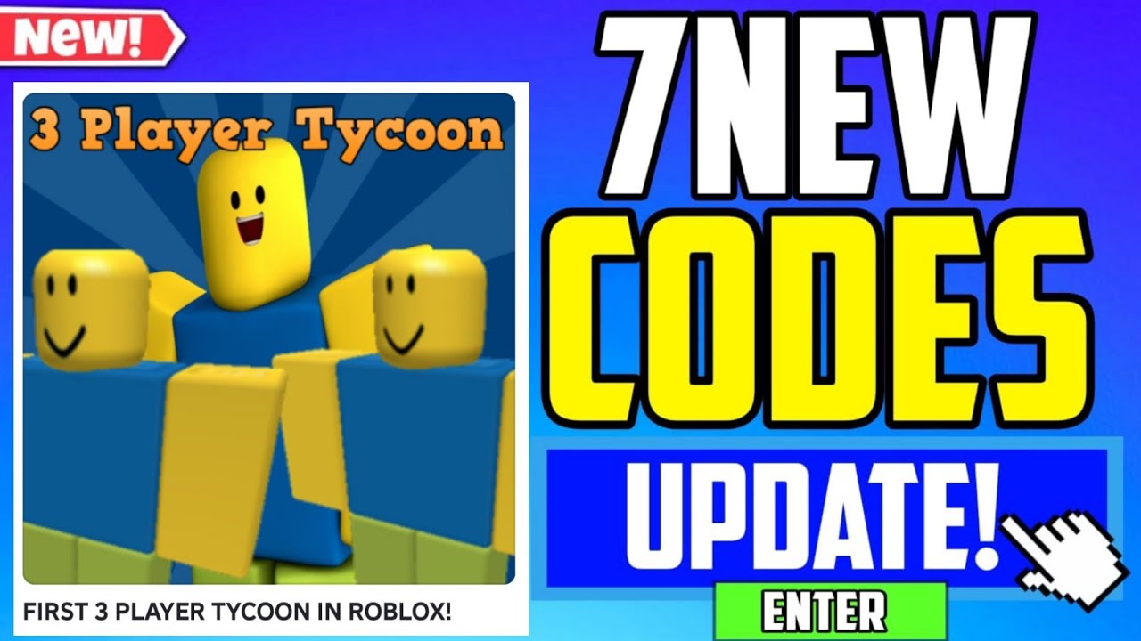 *SECRET UPDATE!* | FIRST 3 PLAYER TYCOON IN ROBLOX! CODES 2025 Part 1728