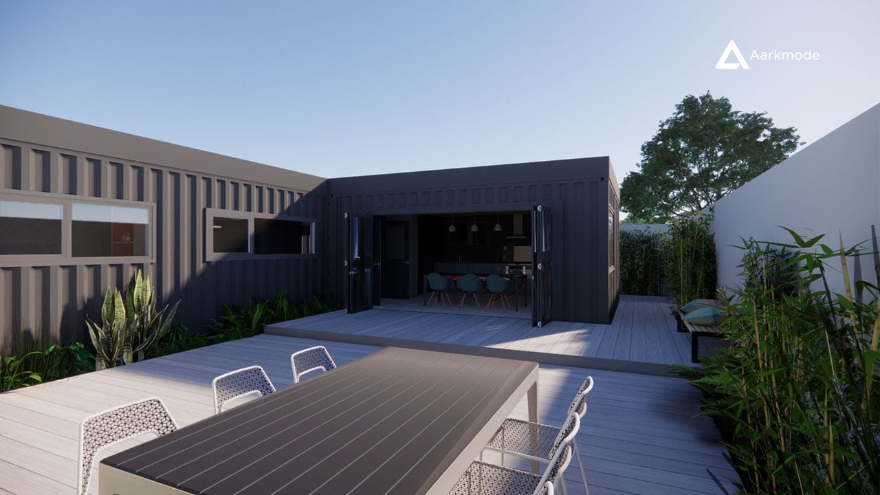 Container Home | 05 Step by Step | 2 x 40ft, 2 x 20ft Containers.