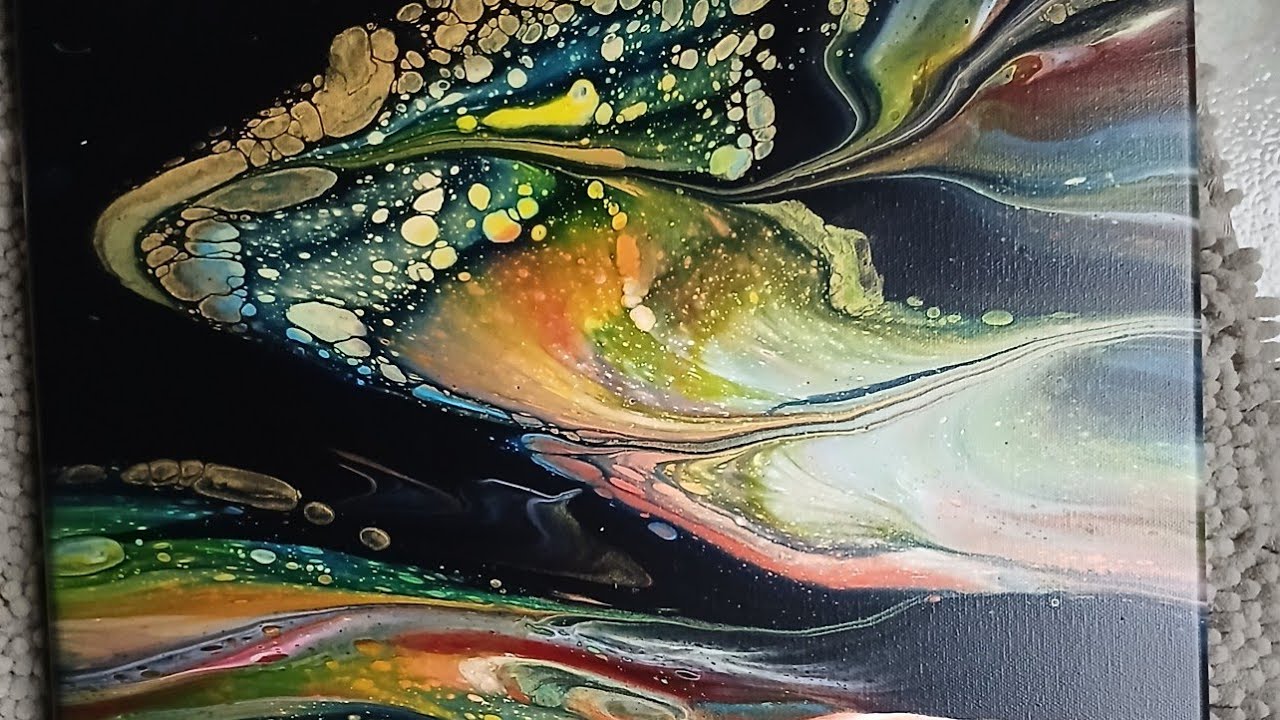 Janesville Art Gallery:  Small & Big open cup pour.  