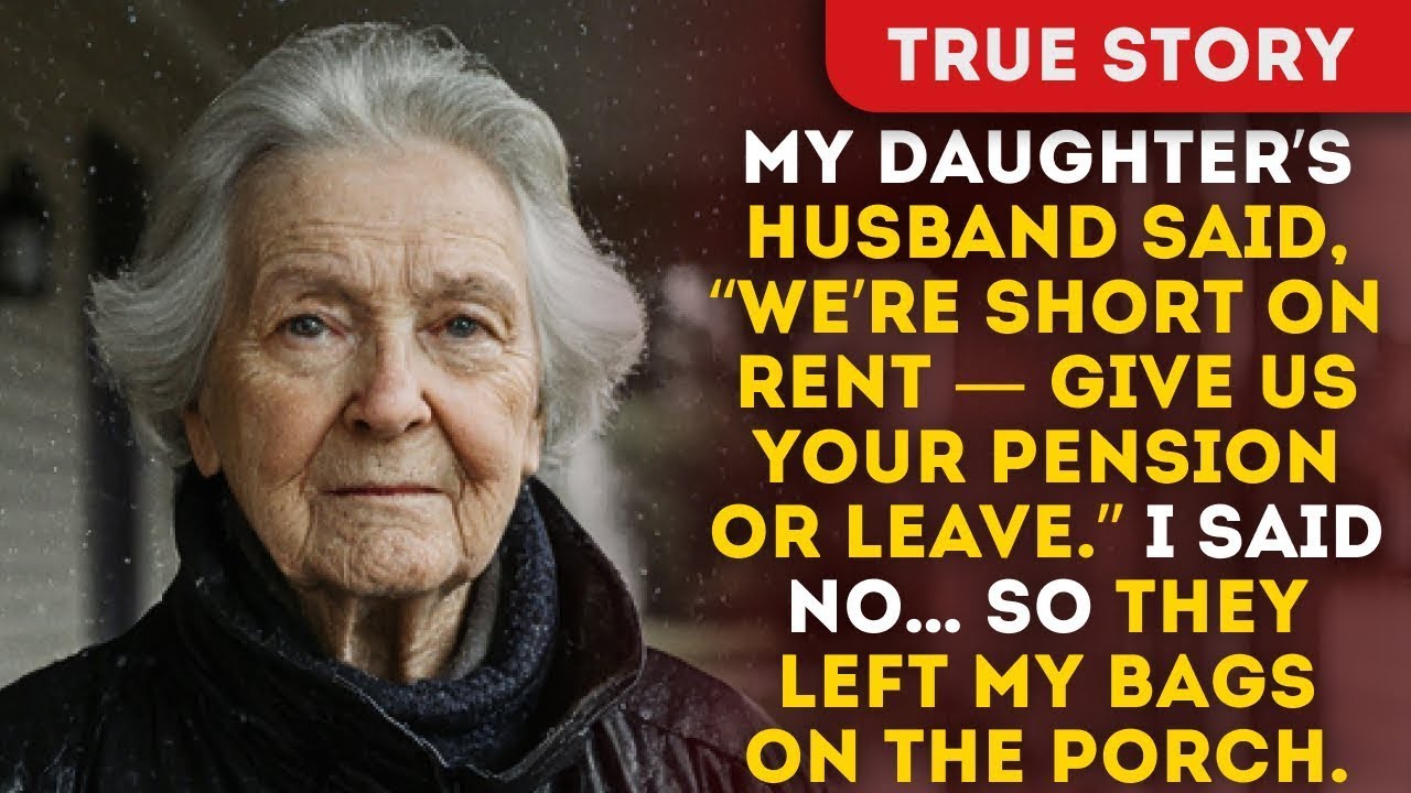 My Daughter’s Husband Said, “We’re Short On Rent — Give Us Your Pension Or Leave” I Said No…