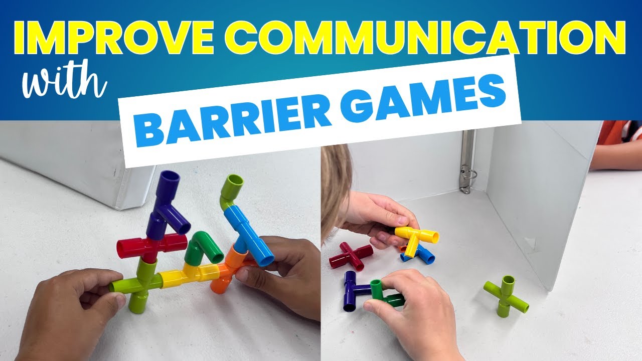 Improve Communication with Barrier Games! Social Skills for Kids