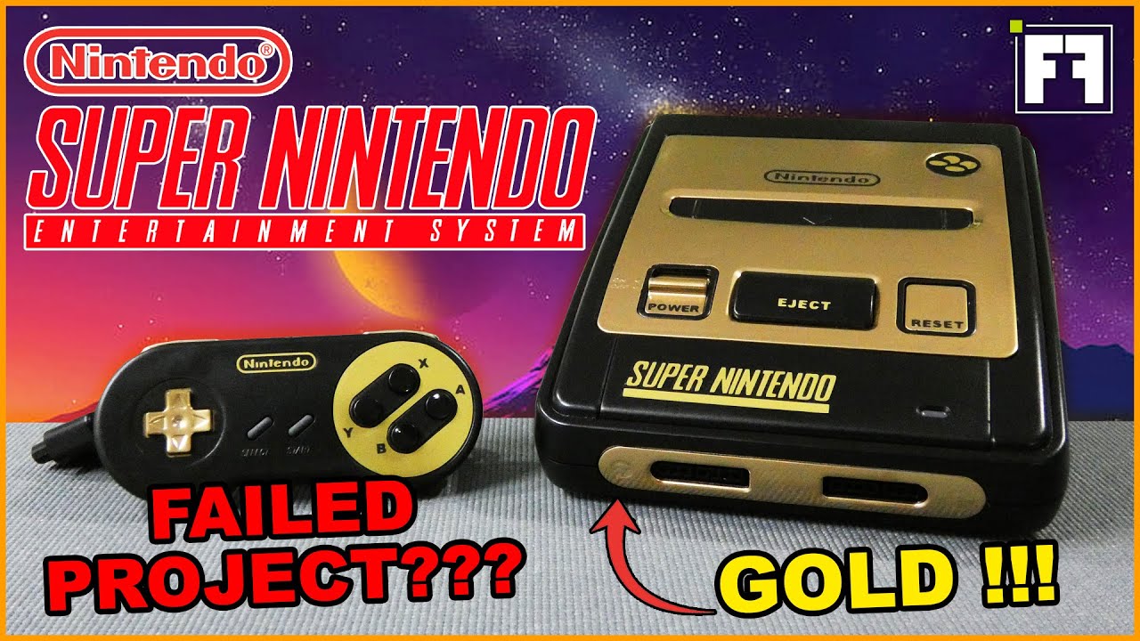 SUPER NINTENDO RESTORATION и MOD (Проваленный проект?) Золотая краска!