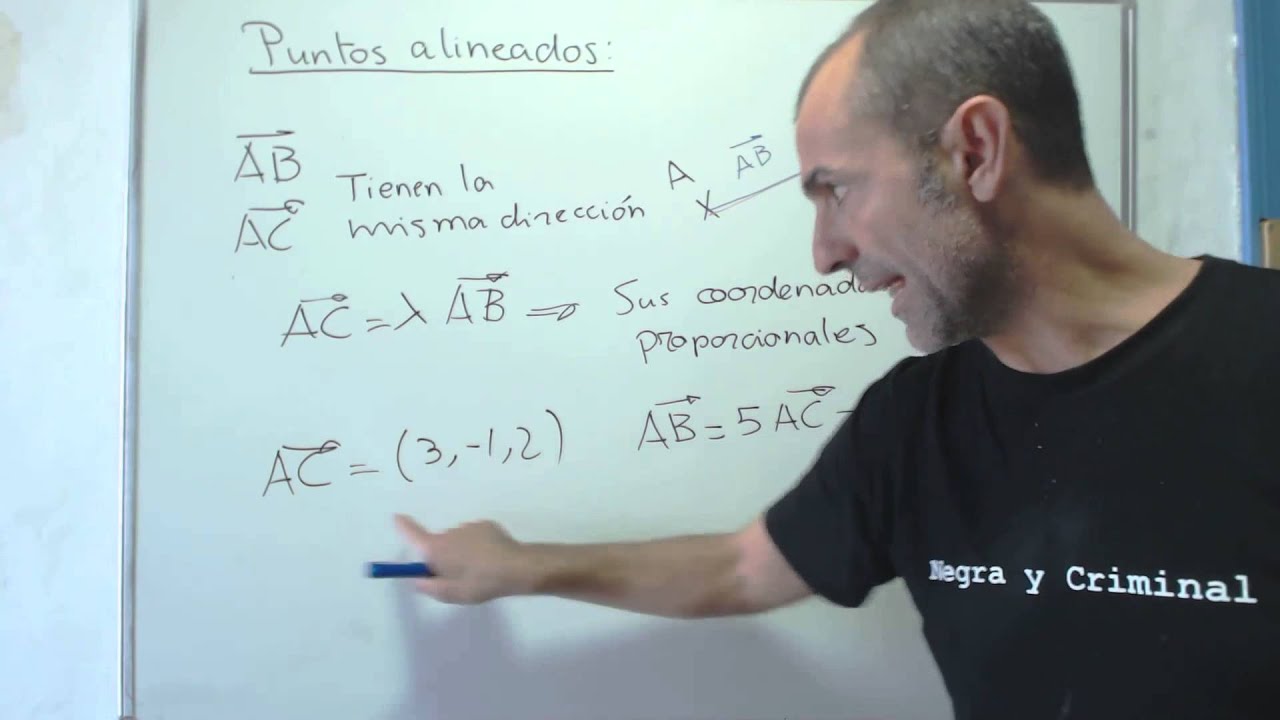 2  Puntos alineados