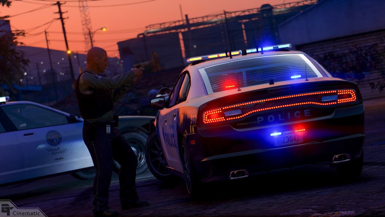 ( GTA V ) FiveM       FULL RP SERVER:State Protocol      ( Патруль Офицера LSPD)