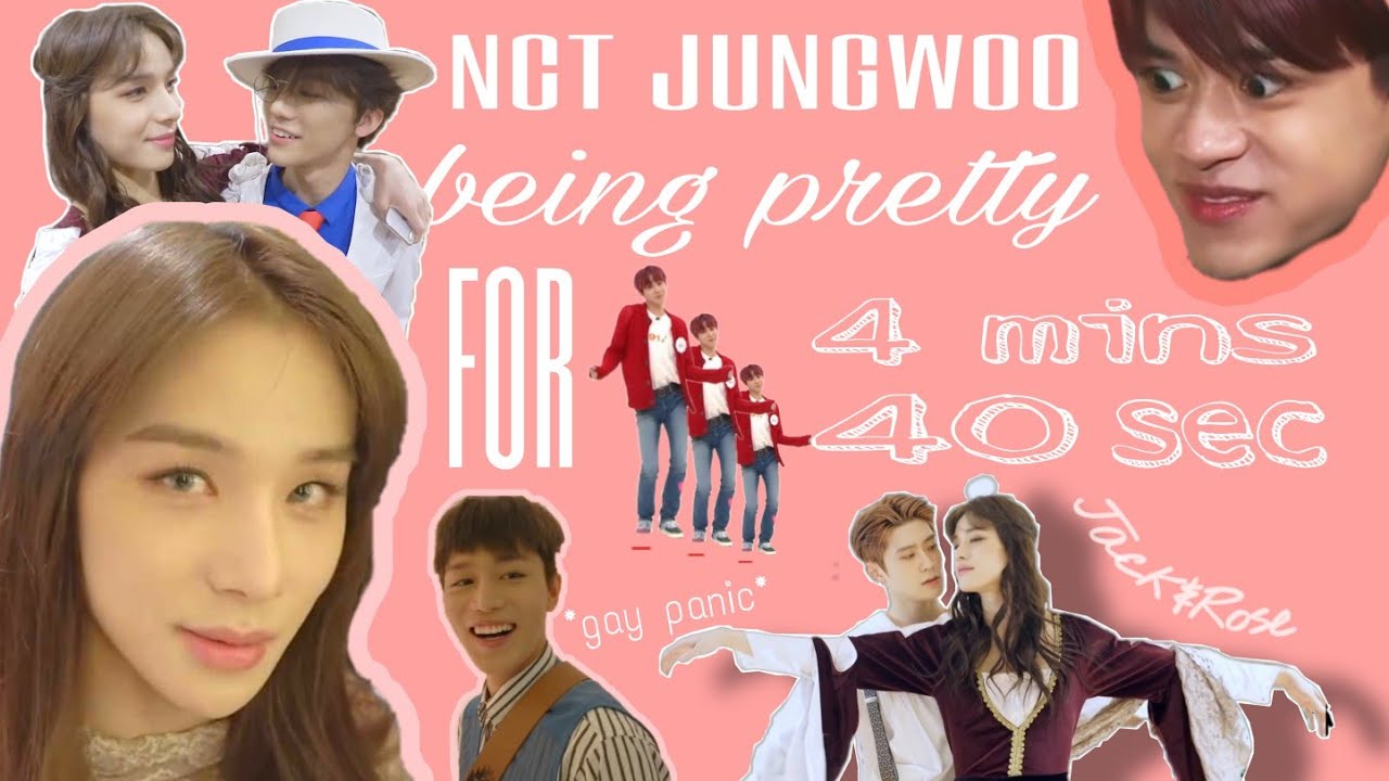 NCT JUNGWOO being pretty(-er than us) for 4 mins 40 sec (+aegyo!)