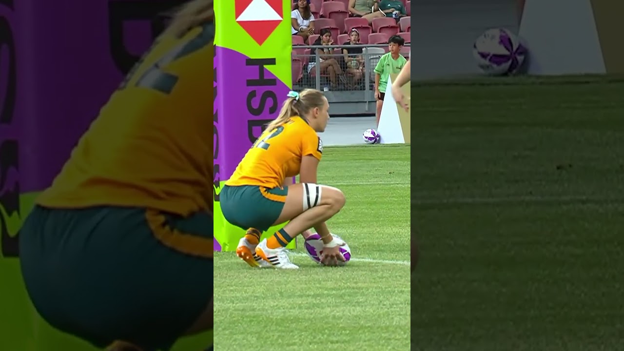 Maddison Levi is UNSTOPPABLE 😤 #Rugby #HSBCSVNS #Shorts