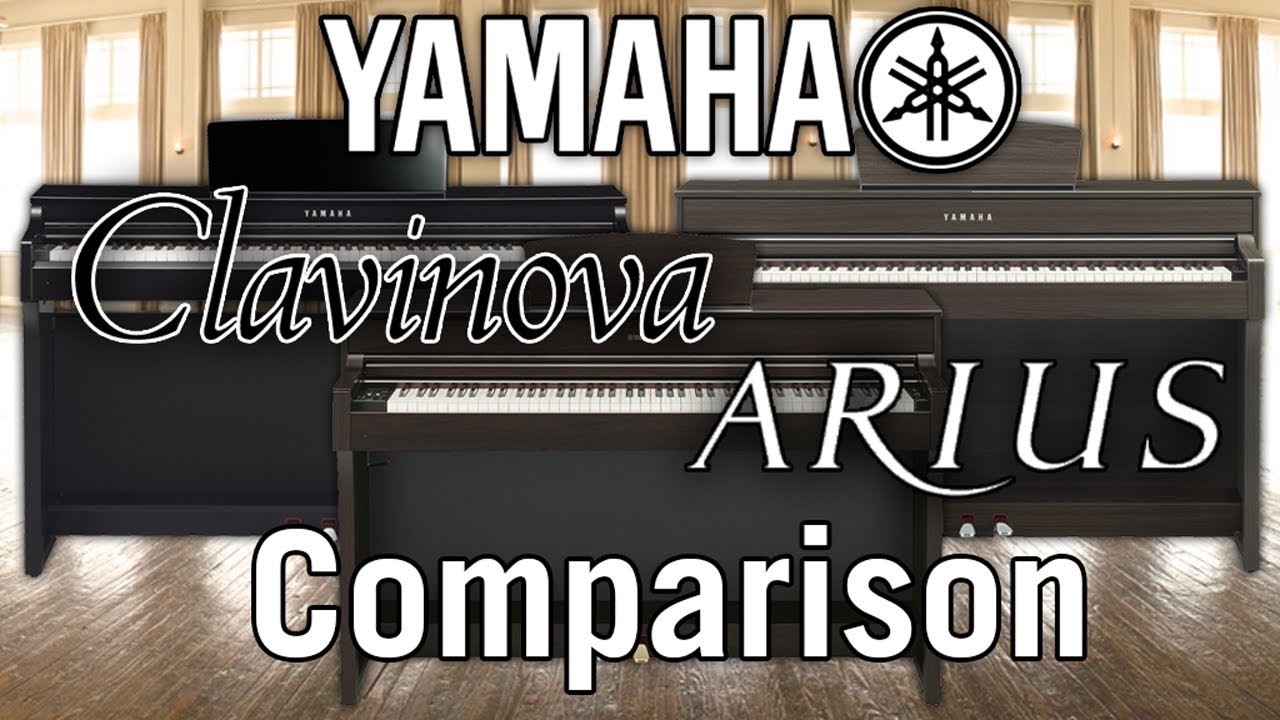 Yamaha Clavinova and Arius Comparison - CLP625 vs YDP184 vs CLP635