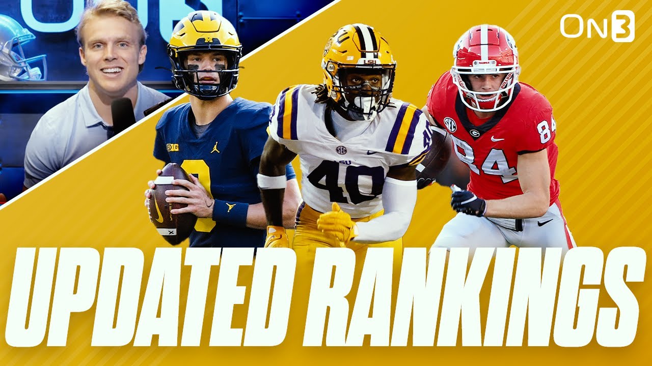 NEW College Football Playoff Rankings | CFB Rankings, LSU, Georgia, Michigan, Tennessee, Ohio State