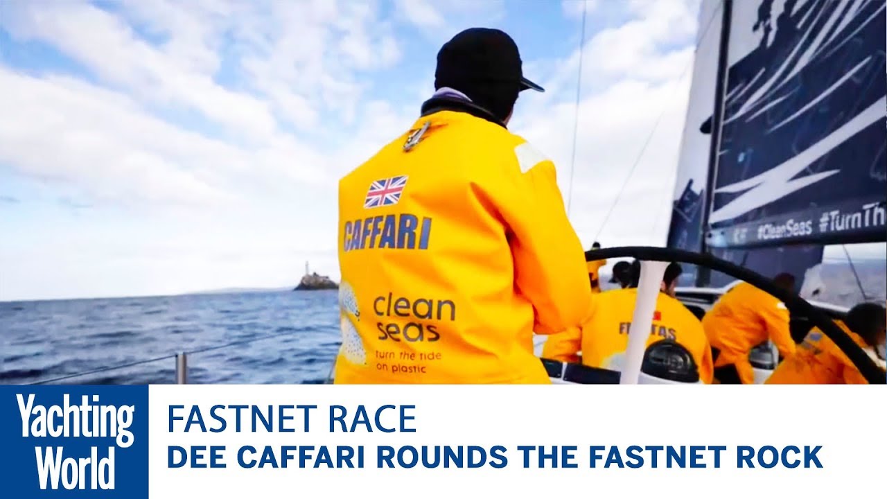 Dee Caffari rounds the Fastnet Rock | 2017 Rolex Fastnet Race | Yachting World