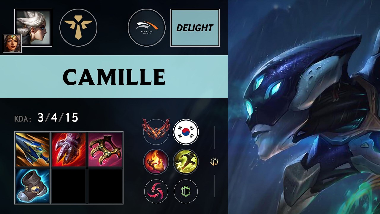 (HLE Delight) Camille Support vs Karma - KR Grandmaster Patch 26.11