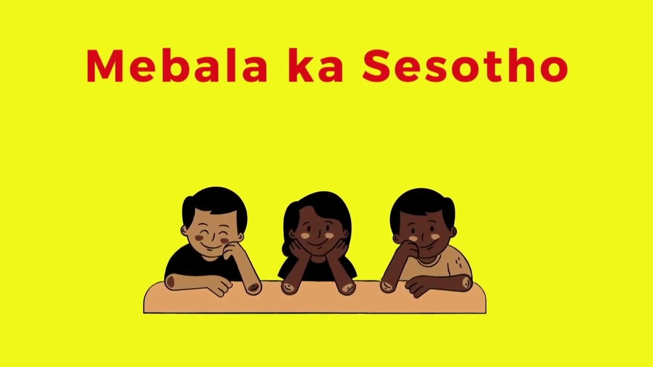 Colours, shapes and things in Sesotho.