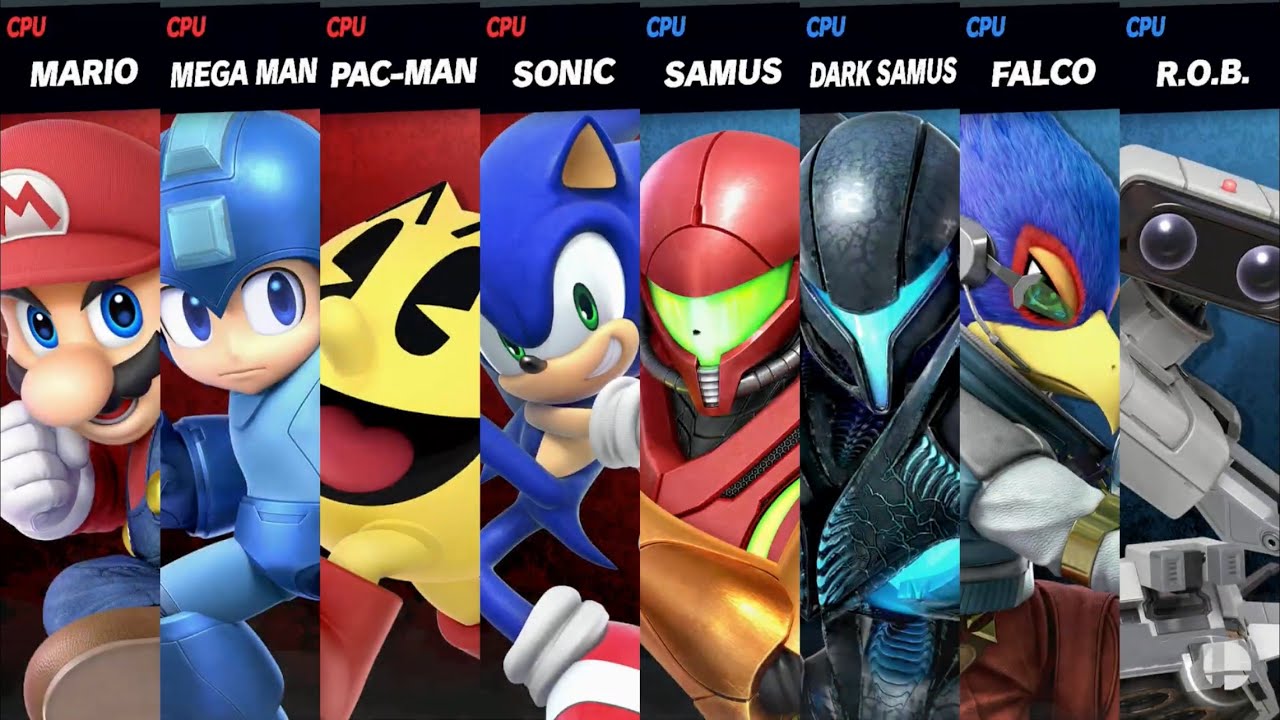 Super Smash Bros. Ultimate - Team Legends vs Team Future Techs